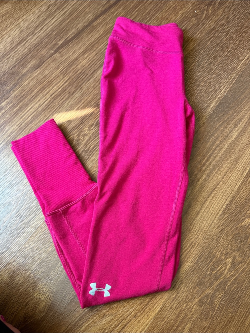 Under Armour Bright Magenta Athletic Leggings